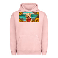 Pigment Salmon golden retriever license plate Urban Hoodie - Artiststas