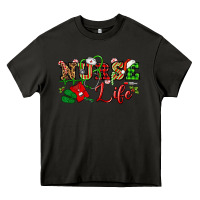 Asphalt nurse life christmas Heavy Core Tee - NancyCooperArtShop