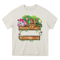 Cream zoo crew Heavy Core Tee - JahusDesignShop