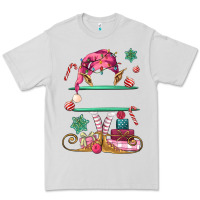 Dove Grey pink elf costom name and preview Premium Tee - MaliasSmallBusiness