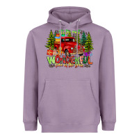Lavender it's The Most Wonderful Time of the year Heavyweight Hoodie - CowhideDigitalArt
