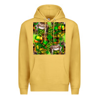 St. Patrick's Donkey With Leprechaun Premium Hoodie | Teevron
