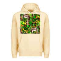 Pina Colada St. Patrick's Donkey With Leprechaun Premium Hoodie - FaDigitalArtStudio