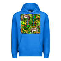 True Royal St. Patrick's Donkey With Leprechaun Premium Hoodie - FaDigitalArtStudio