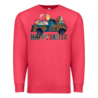 Cardinal Happy Easter truck Premium Sweatshirt - CowhideDigitalArt