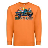 Carrot Happy Easter truck Premium Sweatshirt - CowhideDigitalArt