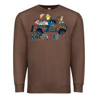 Chestnut Happy Easter truck Premium Sweatshirt - CowhideDigitalArt