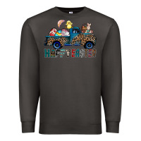 Smoke Happy Easter truck Premium Sweatshirt - CowhideDigitalArt