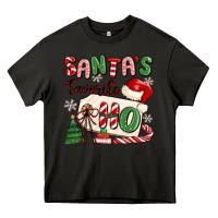 Asphalt santa's favorite ho Heavy Core Tee - MaliasSmallBusiness