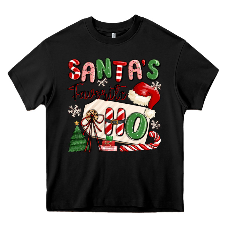 Santa's Favorite Ho Heavy Core Tee by MaliasSmallBusiness | Teevron