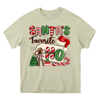 Mossy santa's favorite ho Heavy Core Tee - MaliasSmallBusiness