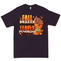 Plum Fall breeze crunchy leaves pumpkins please Premium Tee - RanaPortraitStore