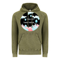 Vintage Olive Happy Easter Vintage Hoodie - Bettercallsaul