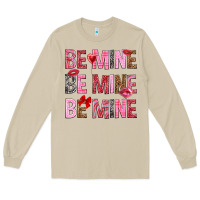 Mushroom Be mine be mine be mine Valentine's Day Long Sleeve Tee - HowdyJamesFarm