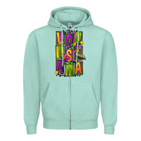 Seafoam mardi gras louisiana Zipper Hoodie - FaDigitalArtStudio
