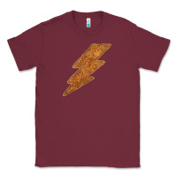 Burgundy Western Vintage Pattern Lightning Classic Tee - Bettercallsaul