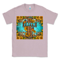 Lilac Western Faith Cross Butterfly Classic Tee - LillyAllenDesigns
