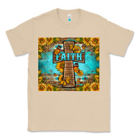 Mushroom Western Faith Cross Butterfly Classic Tee - LillyAllenDesigns