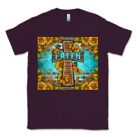 Plum Western Faith Cross Butterfly Classic Tee - LillyAllenDesigns