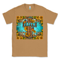 Toasted Coconut Western Faith Cross Butterfly Classic Tee - LillyAllenDesigns
