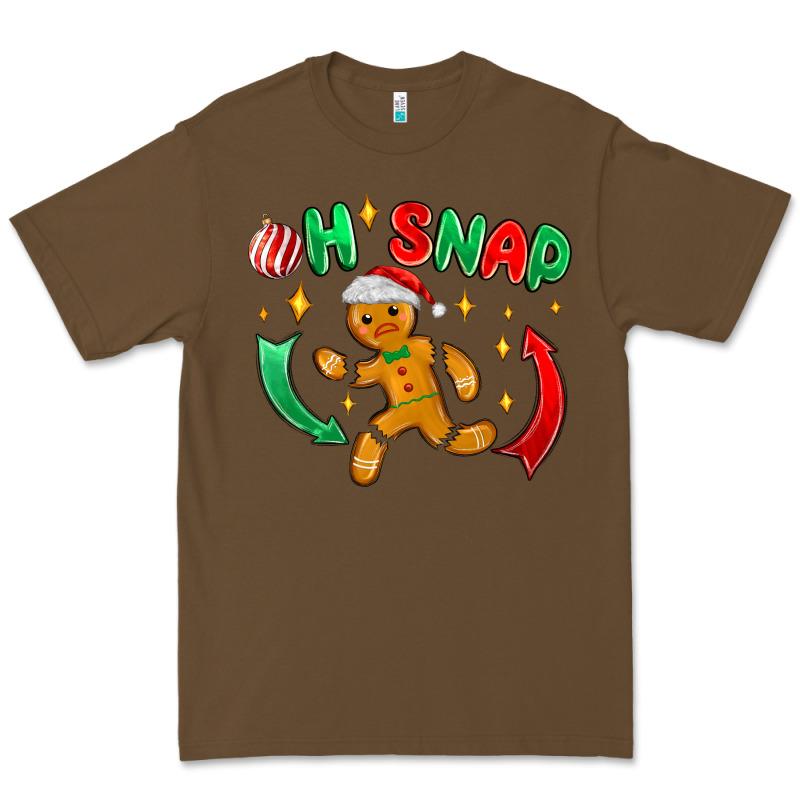 Oh Snap With Gingerbread Premium Tee by MaliasSmallBusiness | Teevron