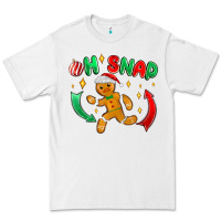 White oh snap with gingerbread Premium Tee - MaliasSmallBusiness