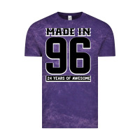 Cloud Purple Made In 96 24 Years Of Awesome Vintage Tee - Bettercallsaul