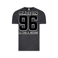 Vintage Black Made In 96 24 Years Of Awesome Vintage Tee - Bettercallsaul