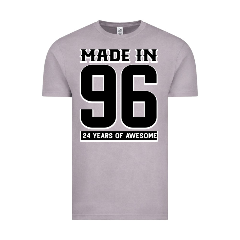 Made In 96 24 Years Of Awesome Vintage Tee by Bettercallsaul | Teevron