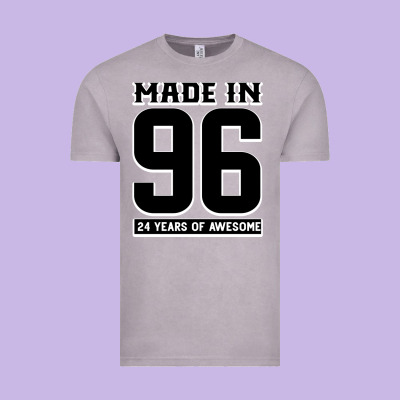 Made In 96 24 Years Of Awesome Vintage Tee Designed By Bettercallsaul