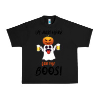 Black I'm Just Here For The Boos Urban Heavy Tee - Bettercallsaul