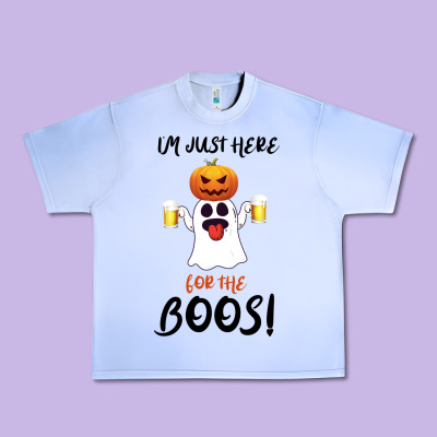 I'm Just Here For The Boos Urban Heavy Tee Designed By Bettercallsaul