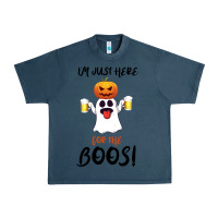Midnight Navy I'm Just Here For The Boos Urban Heavy Tee - Bettercallsaul