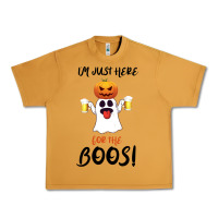 Peanut Butter I'm Just Here For The Boos Urban Heavy Tee - Bettercallsaul