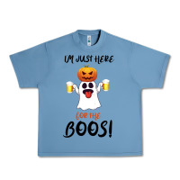 Pebble Blue I'm Just Here For The Boos Urban Heavy Tee - Bettercallsaul