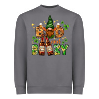 Storm St. Patrick's Bad and boozy with gnome Heavyweight Sweatshirt - HowdyJamesFarm