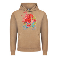 Vintage Coffee Cycling octopus Vintage Hoodie - Bettercallsaul