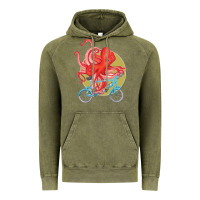 Vintage Olive Cycling octopus Vintage Hoodie - Bettercallsaul