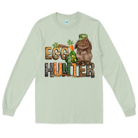 Matcha Egg hunter with rabbit Easter Day Long Sleeve Tee - HowdyJamesFarm