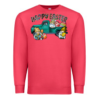 Cardinal Happy Easter truck Premium Sweatshirt - CowhideDigitalArt