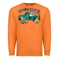 Carrot Happy Easter truck Premium Sweatshirt - CowhideDigitalArt