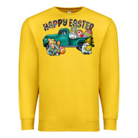 Lemon Happy Easter truck Premium Sweatshirt - CowhideDigitalArt