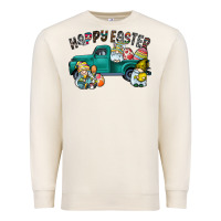 Sandshell Happy Easter truck Premium Sweatshirt - CowhideDigitalArt