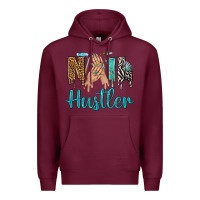 Burgundy nail hustler bbs Premium Hoodie - BundleAndBundleShop