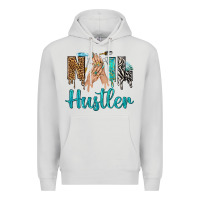 Dove Grey nail hustler bbs Premium Hoodie - BundleAndBundleShop