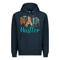 Navy nail hustler bbs Premium Hoodie - BundleAndBundleShop
