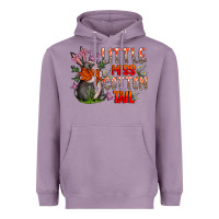 Lavender Little Miss Cotton Tail Heavyweight Hoodie - CowhideDigitalArt