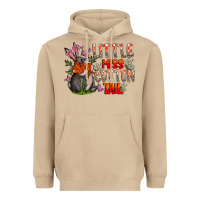 Mushroom Little Miss Cotton Tail Heavyweight Hoodie - CowhideDigitalArt