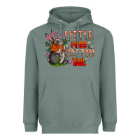 Sage Little Miss Cotton Tail Heavyweight Hoodie - CowhideDigitalArt