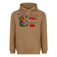 Toasted Coconut Little Miss Cotton Tail Heavyweight Hoodie - CowhideDigitalArt